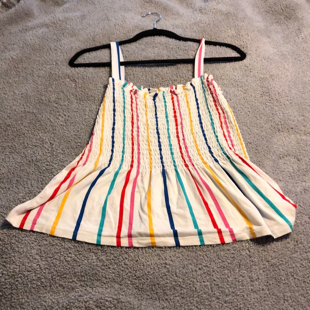Springfield multi-colored stripe tank XL